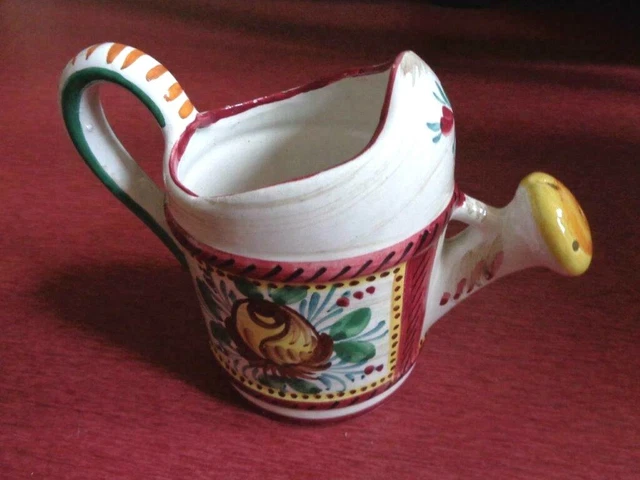 ORIGINAL DERUTA KRUG, Vase, Kanne Steinzeug Italienische Keramik Henkel