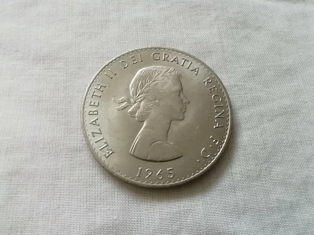 Münze Elizabeth Ii Dei Gratia Regina 1965 Wert picclick.co.uk