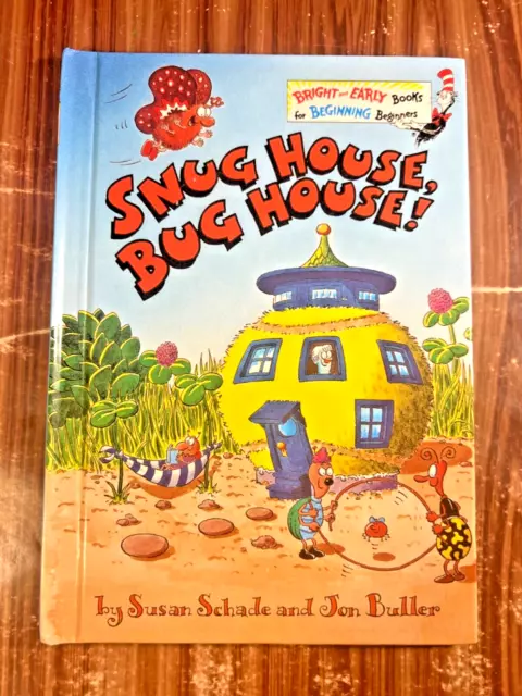 Snug House, Bug House Jon Buller Susan Schade Dr. Seuss Book 1994 Vintage 90's