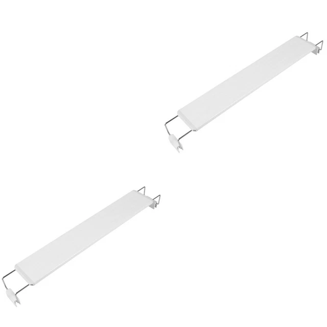 2 PCS PLAST LED Fish Tlip Light Light Aquarium Light of Us Pild pour aquarium