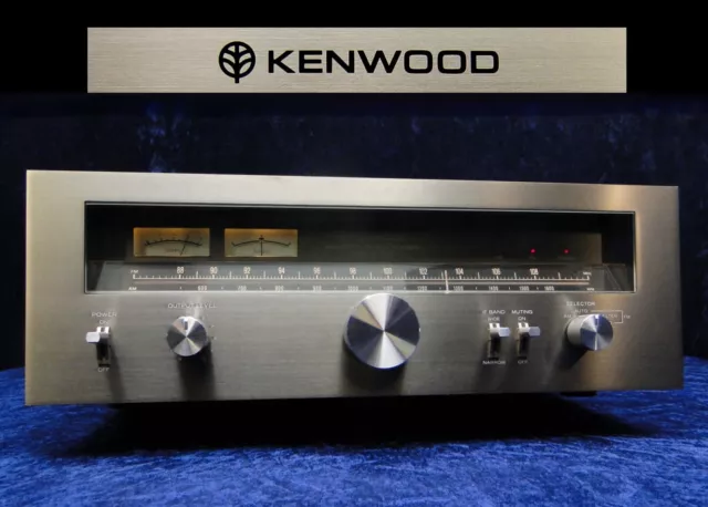 Vintage HiFi Tuner KENWOOD KT 7550 Gun-Metal AM/FM-Stereo Radio Empfänger