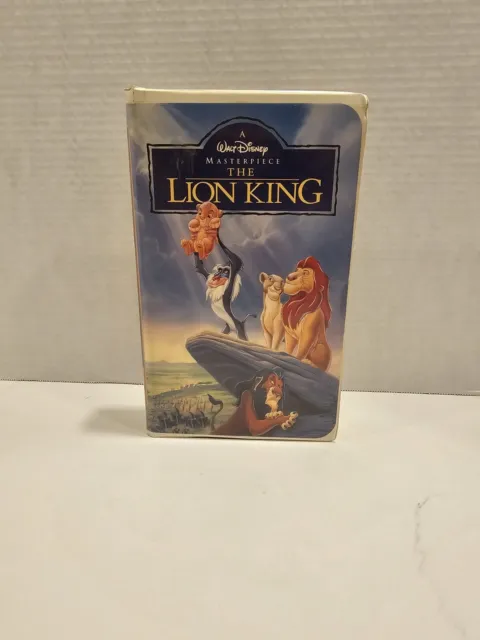 The Lion King (VHS #2977, 1995 Clamshell, WaltDisney Masterpiece Collection)