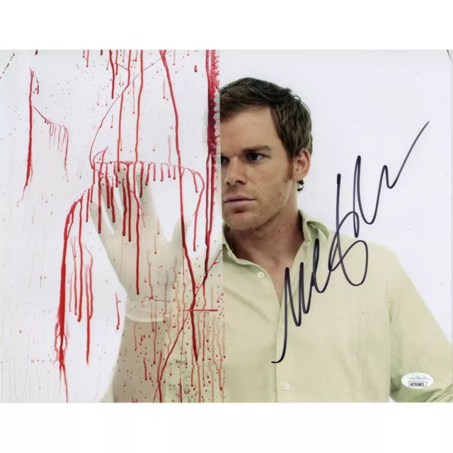 Michael C. Hall Autograph 11x14 Photo Dexter Signed JSA COA D5