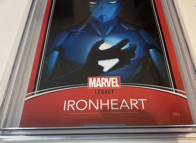 Invincible Iron Man 593 CGC 9.8 JTC Trading Card Variant 2017 Ironheart Riri 2
