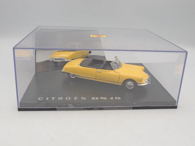Norev Plastigam France 1/43 Réf 88 : Citroën DS 19 Cabriolet 1965 (Bleu Foncé) - NEUF