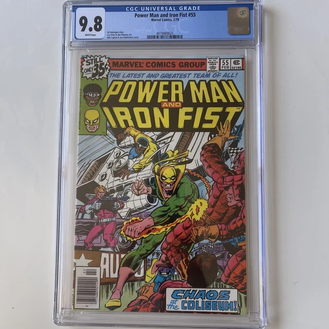 Power Man And Iron Fist #55 Marvel Comics 2/79 CGC 9.8 White Pages