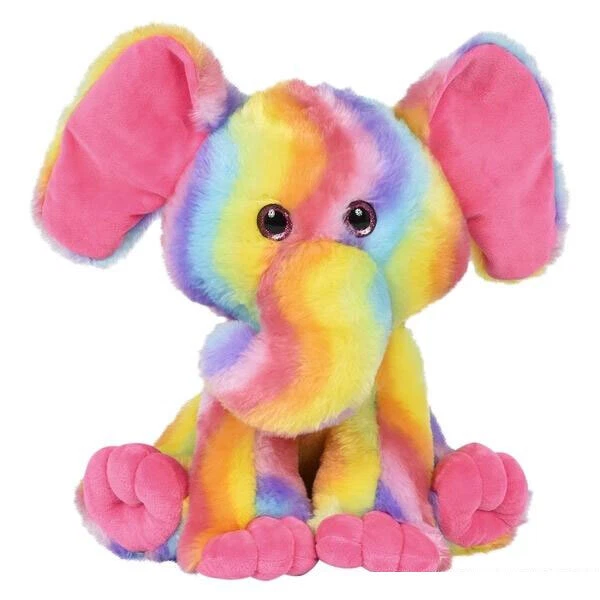 ADVENTURE TIEDYE Plush ELEPHANT (8 inch) New Stuffed Animal