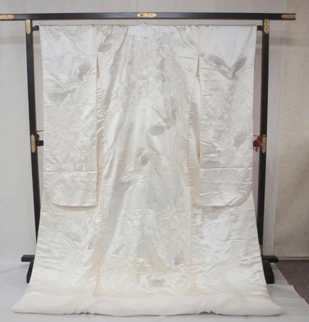 Japanese Kimono Uchikake Wedding Pure Silk  japan 368
