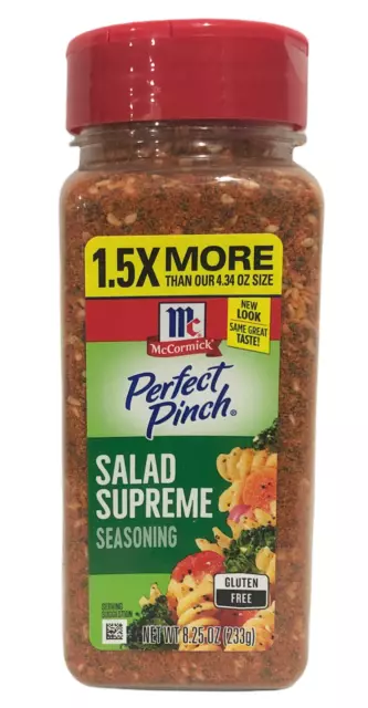 3 Pack McCormick Perfect Pinch Salad Supreme Seasoning 4.34oz