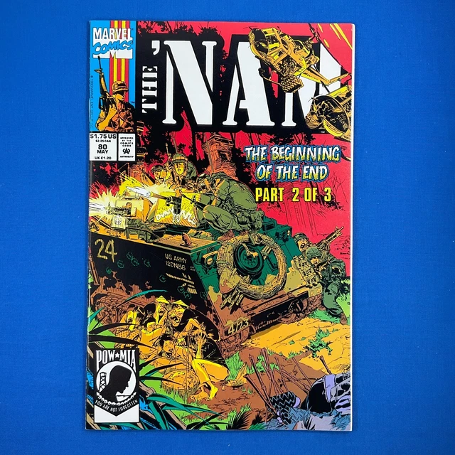 NAM #80 "Beginning of the End Part 2" Marvel Comics 1993 Vietnam War Comic Book
