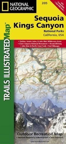 NATIONAL GEOGRAPHIC MAPS Sequoia/Kings Canyon National Park (Map) EUR ...