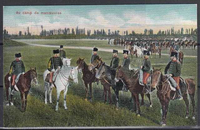 carte postale ancienne - Belgique - UNIFORMES MILITAIRES