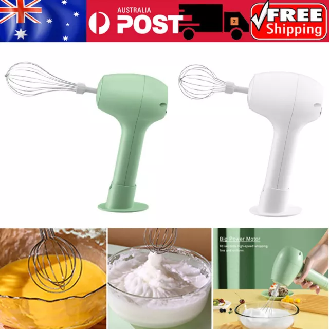 Epoxy Resin Mixer Electric Rechargeable Handheld Resin Stirrer with 2  Paddles
