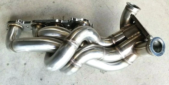 Double Scroll T4 Turbo Collector Honda S2000 AP1 AP2 38mm S2K 2.2 2.4 Brushed