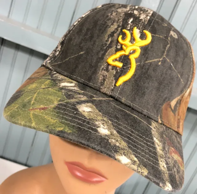 Browning Hunting Camo Adjustable Baseball Cap Hat