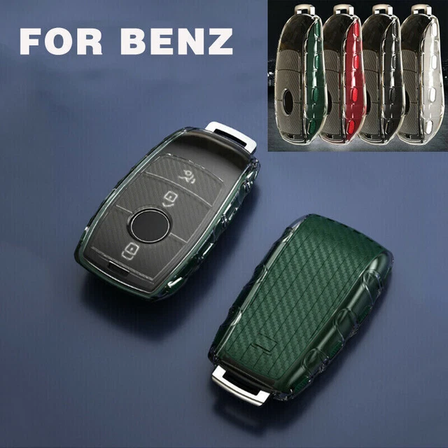 For Mercedes Benz E300 E400 E200 E250 E350 E500 E550 Car Key Fob Case Cover TPU