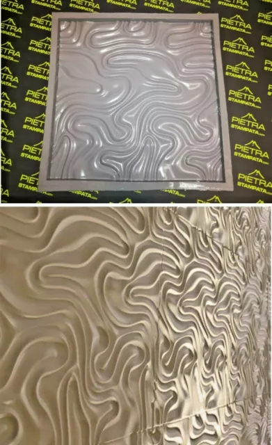 Stampo gomma rivestimento murale finta pietra wall panel 3d in gesso casa muro