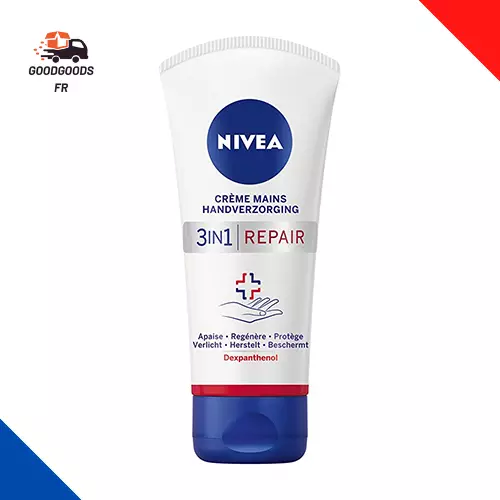 Crème Mains 3 En 1 Repair Peaux Très Sèches & Rugueuses 75 Ml, Soin Hydratant