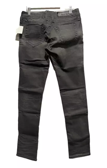 Nwt Rock Revival Grey Tara Skinny Low Rise Stretch Jeans New Size 29 2