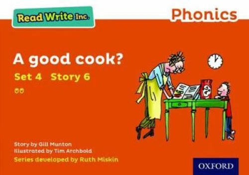 READ WRITE INC. Phonics: A Good Cook? (Orange Set 4 Storybook 6) by ...