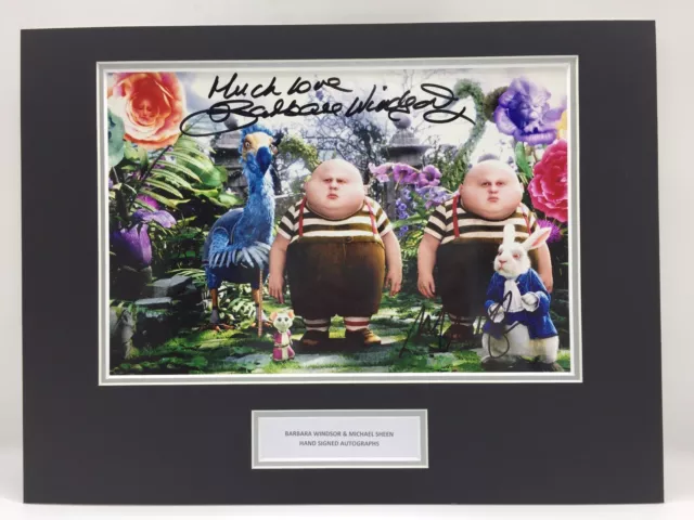 RARE Barbara Windsor Michael Sheen Signed Photo Display + COA CHARLIE CHOCOLATE