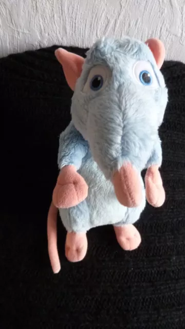 Peluche rat bleu, gris et rose Ratatouille Nicotoy, Disney Baby