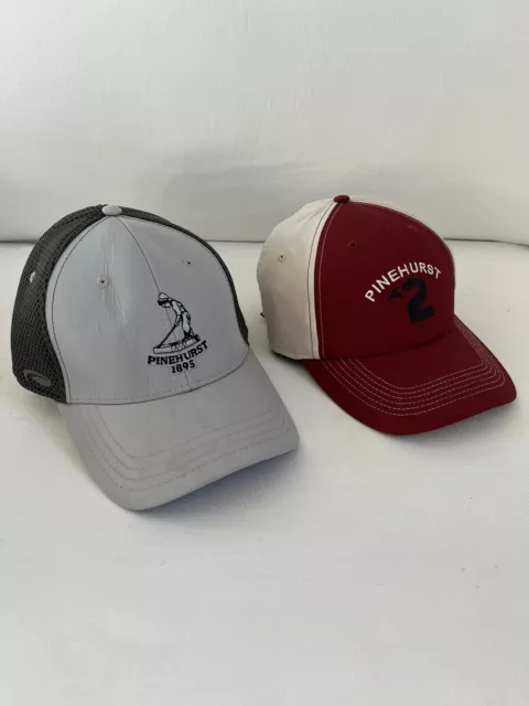 Pukka & Imperial Lot2 Poly Structured Golf Hats---One Size Fits All--Pinhurst!! 2