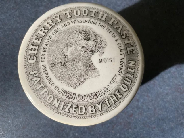 Tooth Powder Victorian TOOTH POWDER CONTAINER and lid, Victorian era $45.00 - PicClick AU