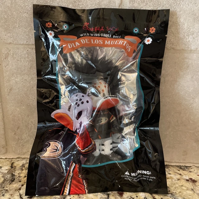 CHICKFILA SOCAL WILD Wing Troll Doll Dia De Los Muertos Anaheim Ducks