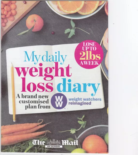 My Daily Weight Loss Diary - Mail on Sunday Booklet - 32 Pages