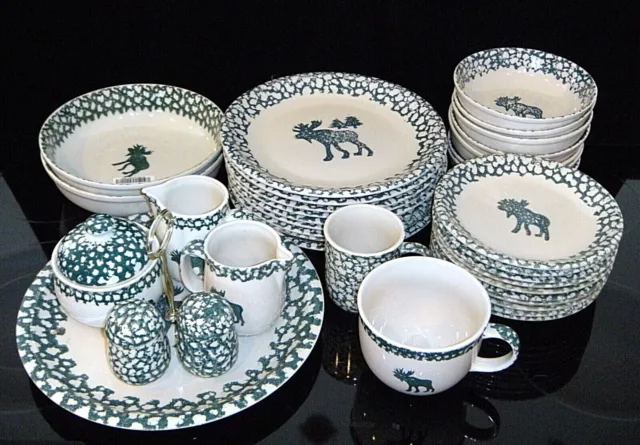 FOLK CRAFT "Moose Country" Dinner Ware by TIENSHAN