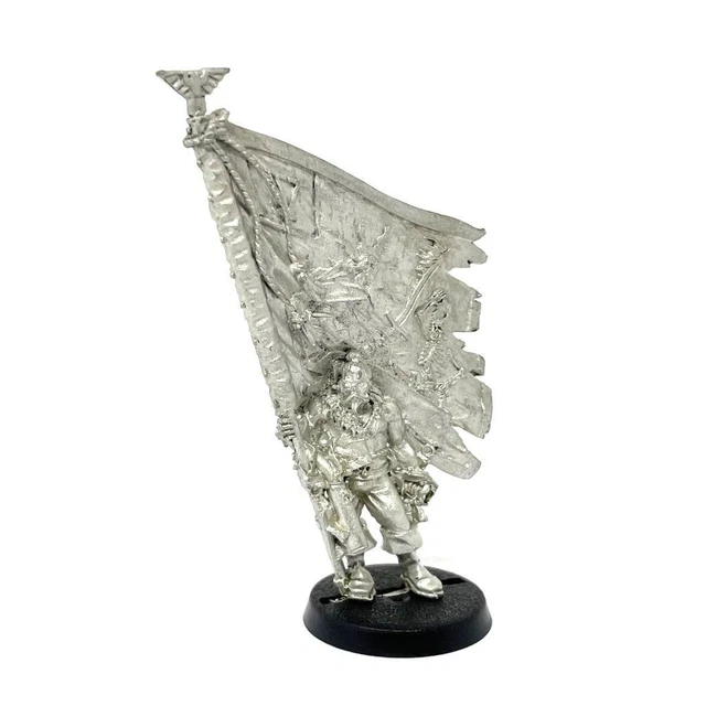 (2697) VOSTROYAN FIRSTBORN Standard Bearer Metal Astra Militarum Warhammer 40k £40.00 PicClick UK