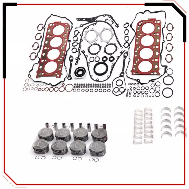 Engine Overhaul Rebuild Gasket Kit fits Porsche Cayenne Panamera S GTS 4.8L V8