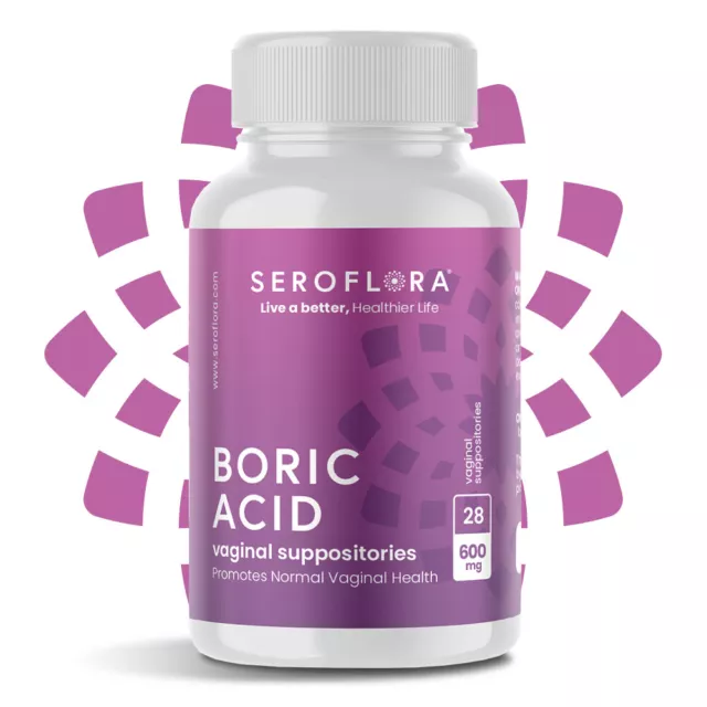 Supositorios vaginales SEROFlora para infecciones por hongos (28 quilates)