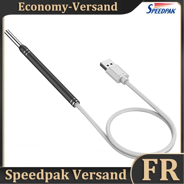 Nettoyage de la cire d'oreille Earpick Otoscope Ear Sticks Caméra Endoscope (3,9
