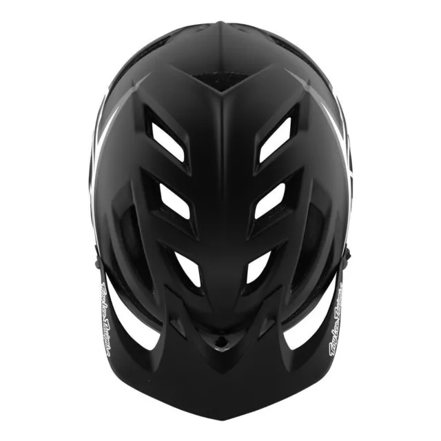 Troy Lee Designs A1 Mips Classic MTB Mountainbike Fahrrad Helm schwarz weiss 3