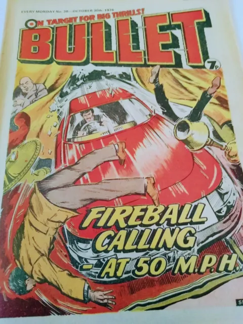 Bullet UK Weekly Comic Issue 38 D.C. Thomson  BAGGED/BOARD ACTION/2000AD/WARLORD