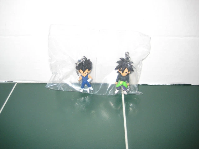 DRAGONBALL Z SUPER UDM Burst Vegeta Broly KeyChain Set of Two