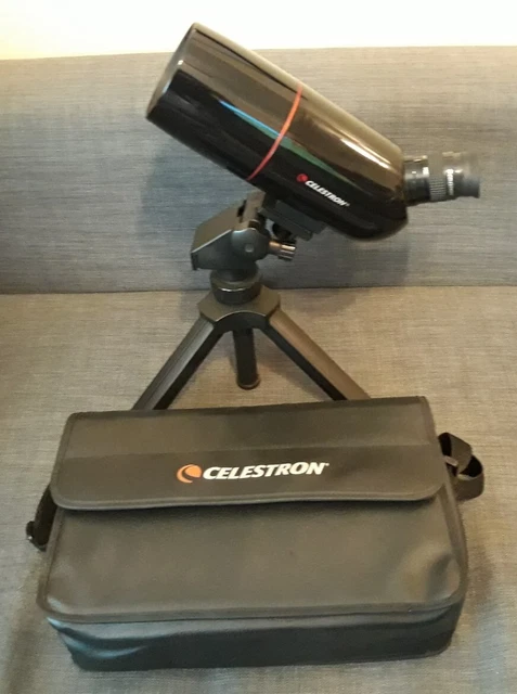Celestron Maksutov-Cassegrain 30-90 x 65 mm Telescope & Tripod w/Case  Nice!