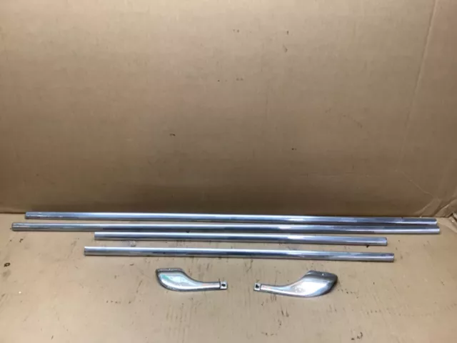 1962 Mercury Monterey Custom S-55 Convertible FRONT BELTLINE TRIM w/ CORNERS oem