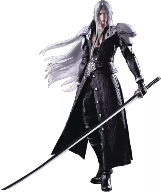 FLAWED Box Square Enix Final Fantasy VII Rebirth Sephiroth Play Arts Kai Figure