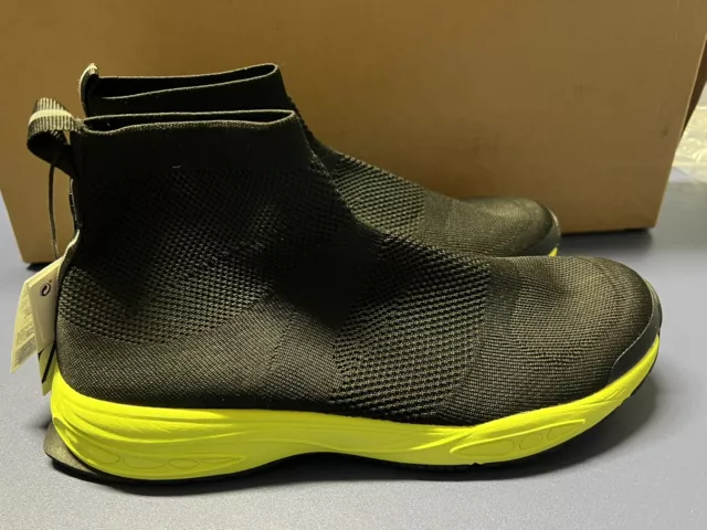 ZARA 'Fabric Knit High Top' Pull-On Sock Sneakers Men's US 9 Black 2120/920  NWT!