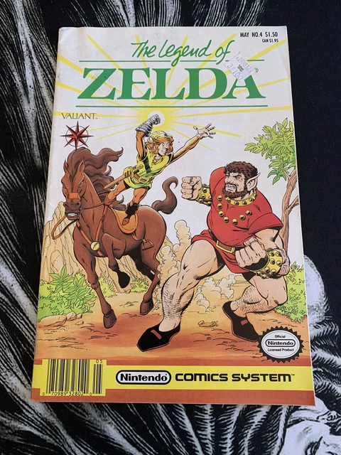 Link The Legend Of Zelda Valiant Vol. 1 No. 4 May 1991 Nintendo Comics System