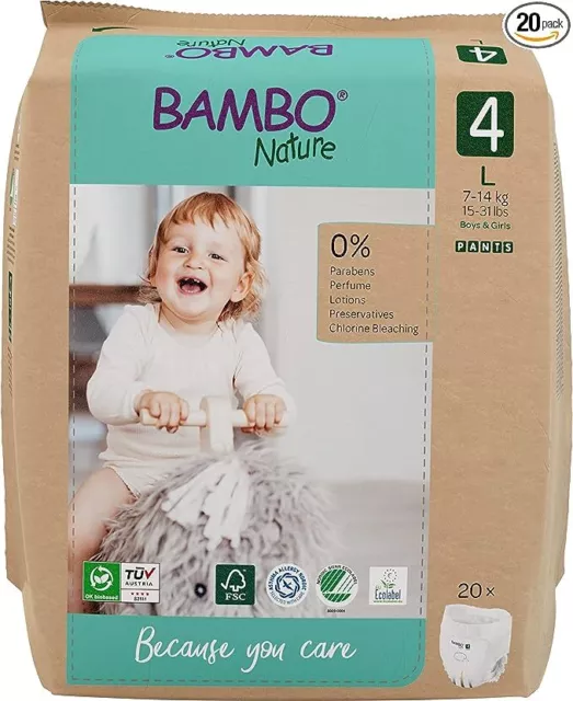 Bambo Natur Bambo Natur Trainingshose 4 - 20 Pads - 3er-Pack