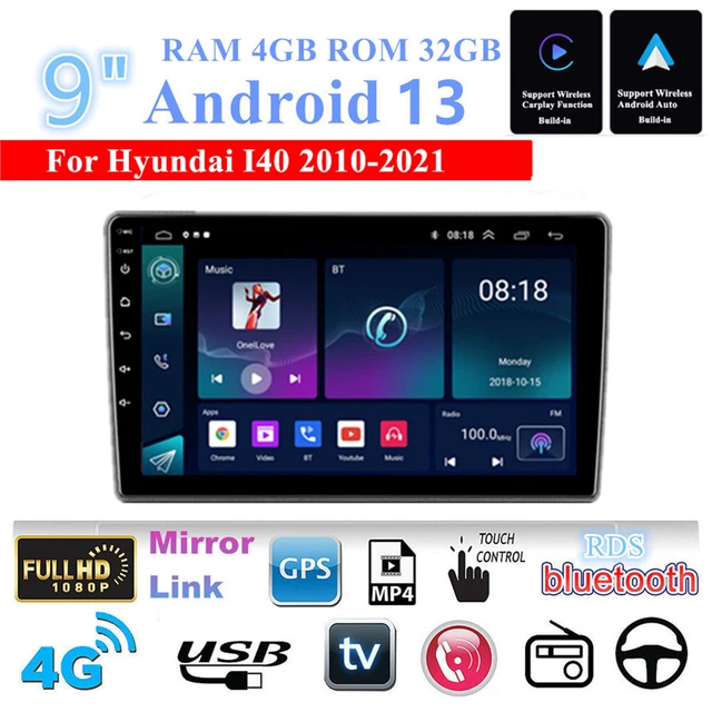 TAFFIO® Für Hyundai Android Autoradio GPS Navi CarPlay