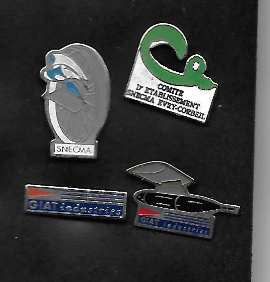 Pin's SNECMA - Société Nationale D'Étude Et Construction De Moteurs D'Aviation - Prévention - Vintage