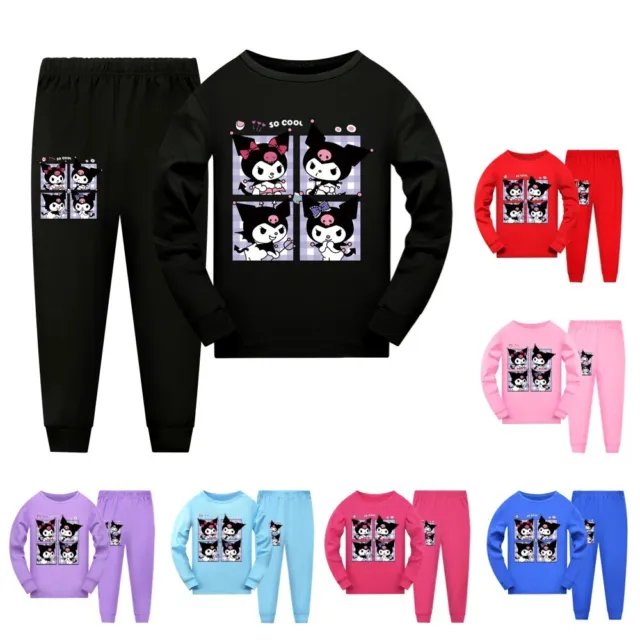 Kuromi Melody Kids Boys Girls Top & Pants Pajama Set Pyjamas Sleepwear AU Shop