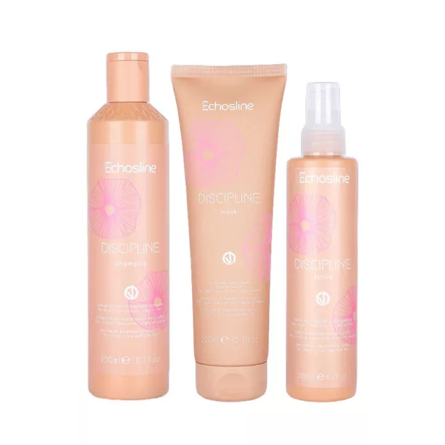 ECHOSLINE Kit Discipline shampoo 300ml+ mask 300ml + Spraydose 200ml