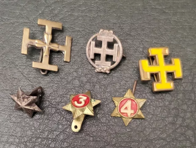 Anciens insignes de scoutisme français - années 1935-1950 - scout  - Lot N°2