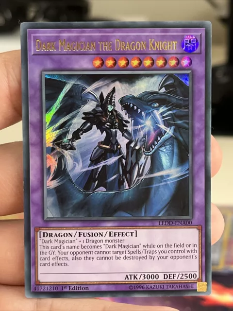 Yugioh Dark Magician The Dragon Knight LEDD-ENA00 Ultra Rare 1st Edition